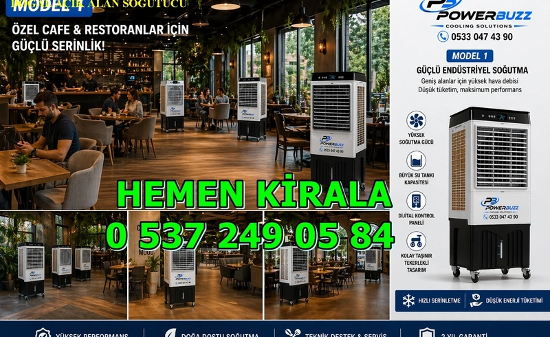 Afyonkarahisar Cafe Restoran Fabrika Düğün Salonu Soğutma Soğutucu Serinletme Ve Klima Sistemleri